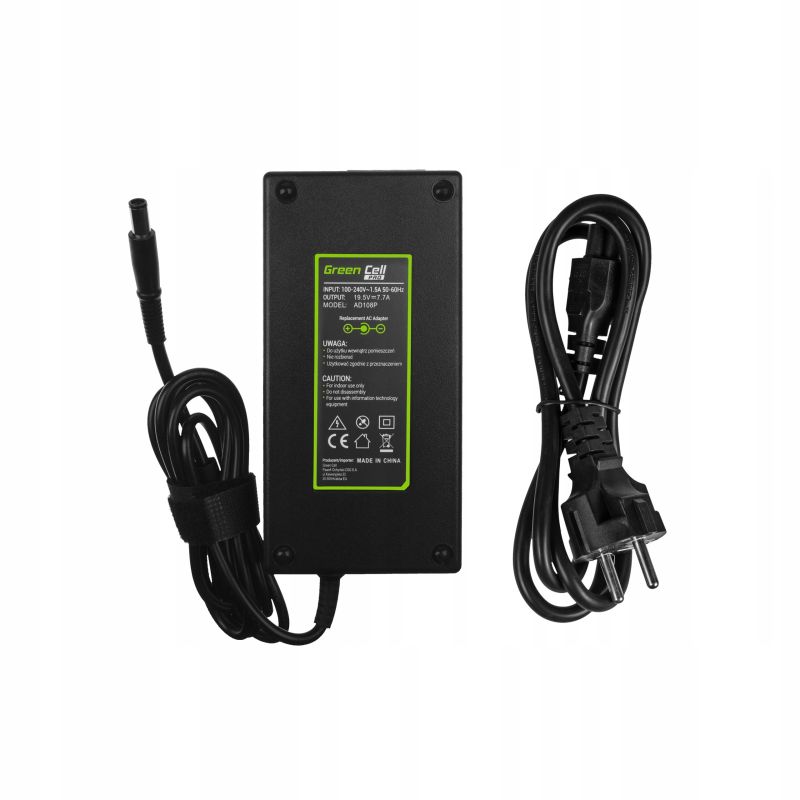 Nabíječka 150W do Dell 19.5V 7.7A PIN 7.4-5.0mm Značka Green Cell