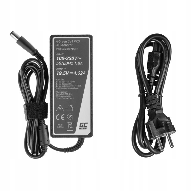 Nabíječka Dell 19.5V 4.62A 90W PIN 7.4-5.0mm Vyhrazeno pro Dell