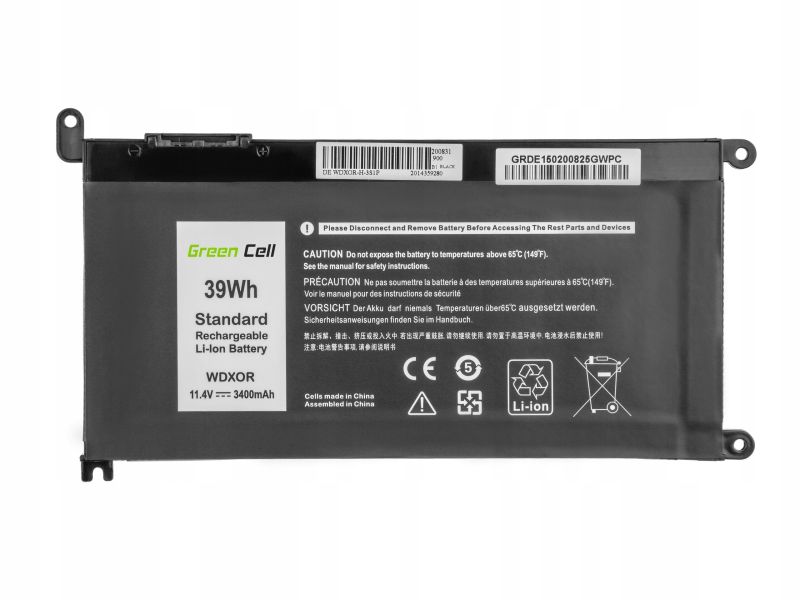Baterie T2JX4 WDX0R WDXOR Y3F7Y pro notebook Dell