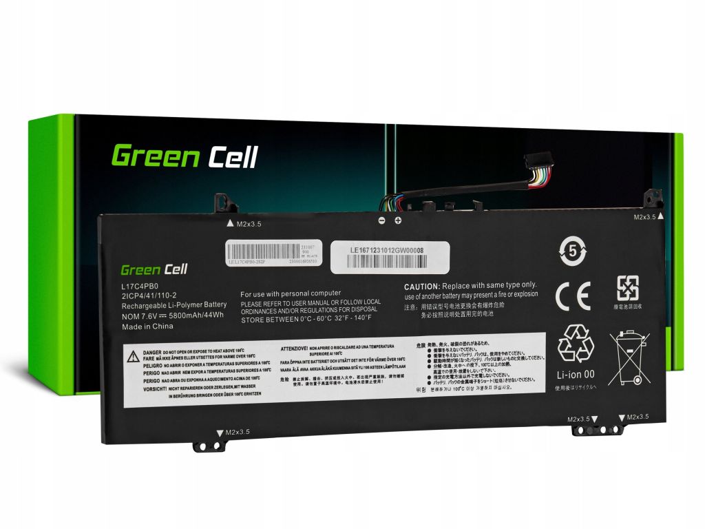Baterie Green Cell L17C4PB0 L17C4PB2 L17M4PB0 L17M4PB2 Lenovo