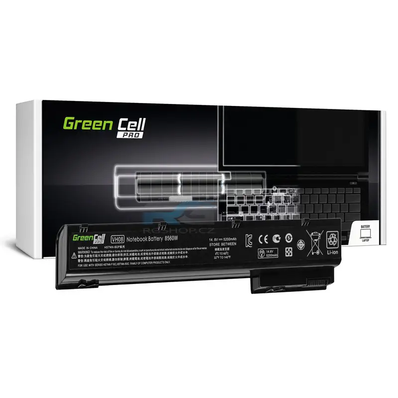 Baterie HSTNN-LB2P pro HP EliteBook 8560w 8760w 5200 mAh