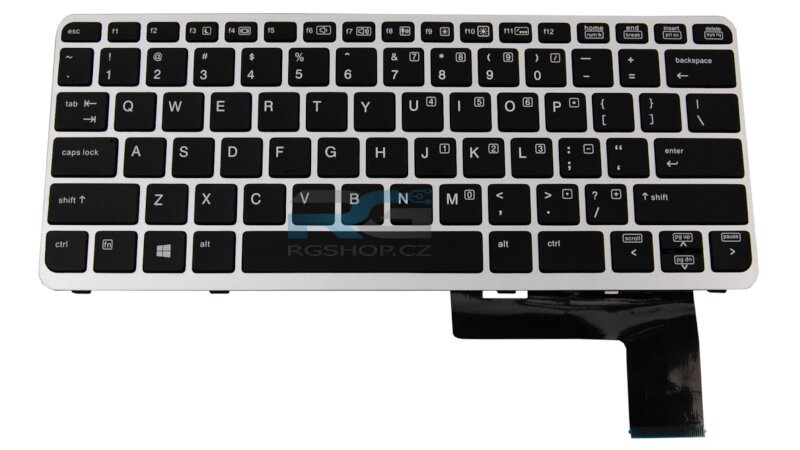 Klávesnice HP ELITEBOOK 720 725 (G1 G2) SIL LED