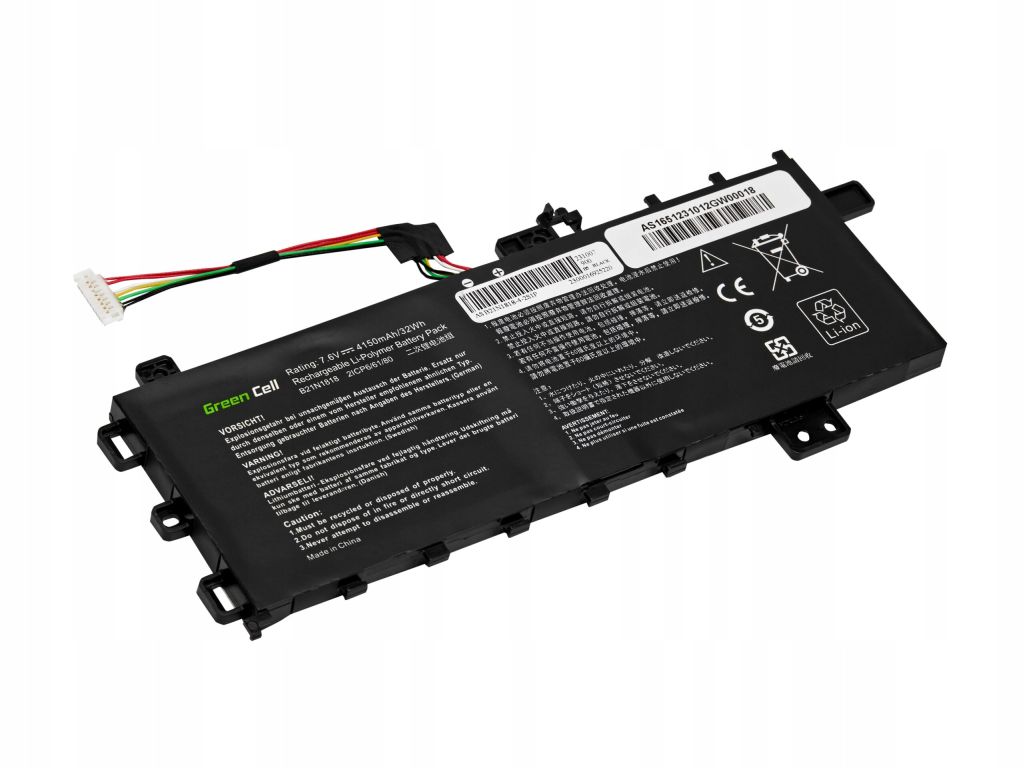 Baterie do Asus VivoBook A512 A512DA A512FA A512JA R512F X512 X512DA X512FL EAN (GTIN) 5904326372375