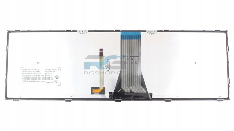 Klávesnice LENOVO FLEX 15 2-15 2-15D / BLK LED Určeno pro IBM, Lenovo