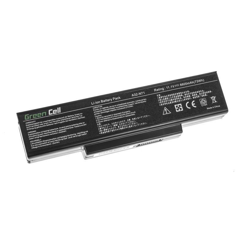 Bateria A32-K72 do Asus N73SV N71J K73S K72 X77 Výrobce Green Cell