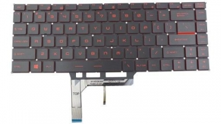 Klávesnice MSI GF63 THIN 9RCX / LED RED