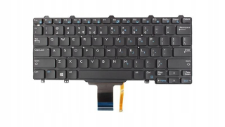Klávesnice DELL LATITUDE E5250 E7250 / LED