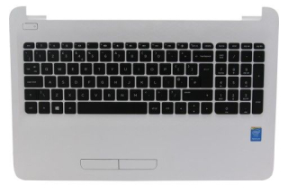 HP 15-AC AF BA HORNÍ ŠASI KRYT Palmrest Klávesnice / zahraniční diakritika