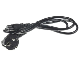 Kabel síťový 220/230V napájecí notebook 3 pin 1,2 m