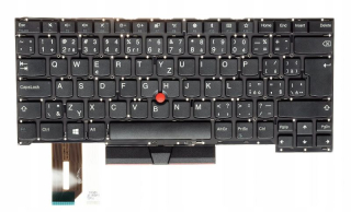 Klávesnice Lenovo Thinkpad T490S T495 T495S E490S R490 L390 LED / CZ