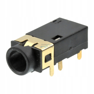 Audio konektor PJ342 6PIN rovné nohy s hlavicí