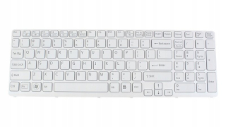 Klávesnice SONY SVE1713L1E SVE1713S1E bílá LED