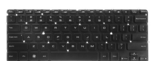 00TG9R 0P6DWF 0TG9R Notebook Dell Klávesnice