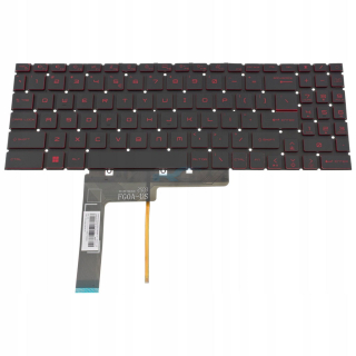 Klávesnice MSI Katana GF76 11UC-687PL 11UD-249PL / LED Red