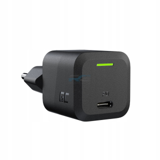 Malá síťová nabíječka GC PowerGaN 33W — USB-C PD, černý
