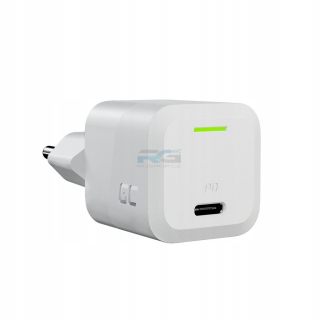 Nabíječka PowerGaN 33 W — 1x USB-C Power Delivery, bílá