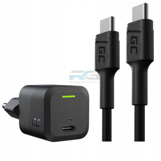Nabíječka PowerGaN 33 W — USB-C 33 W, kabel USB-C 1.2 m, černý