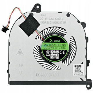 Ventilátor Dell Precision 5530 M5530 5540 M5540 / CPU