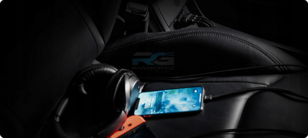 Nabíječka do auta GC PowerRide 54 W — 3x USB-A, rychlé nabíjení QC 3.0, černý - obrázek 2