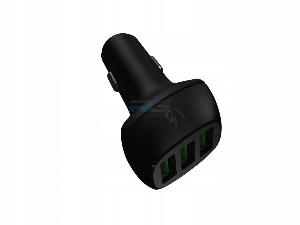 Nabíječka do auta GC PowerRide 54 W — 3x USB-A, rychlé nabíjení QC 3.0, černý - obrázek 4