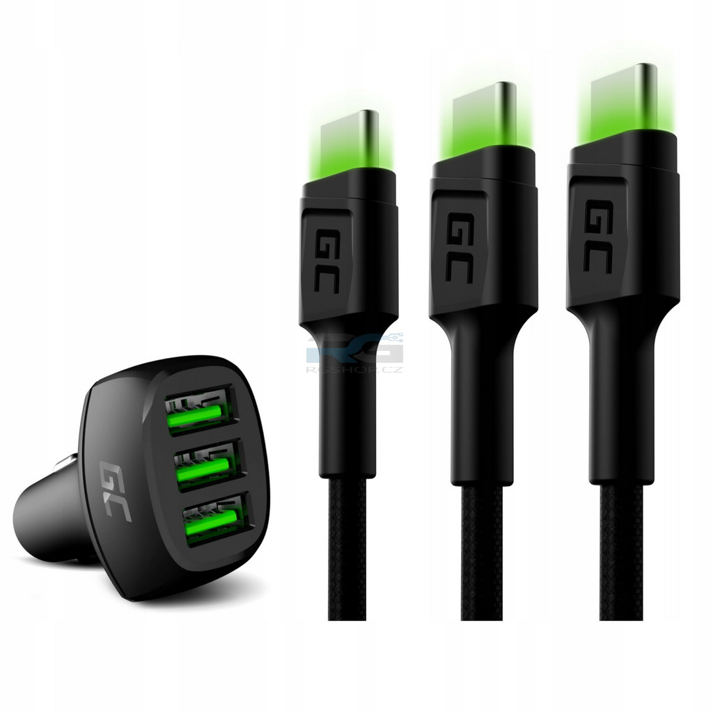 Nabíječka do auta GC PowerRide 54 W — 3x USB-A, rychlé nabíjení QC 3.0, černý - obrázek 5