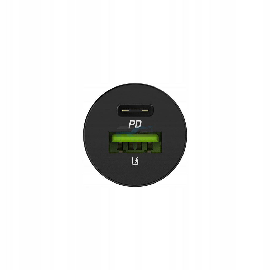 Nabíječka do auta PowerRide Nano — rychlá 38W USB-C + USB-A 6A, černý - obrázek 4