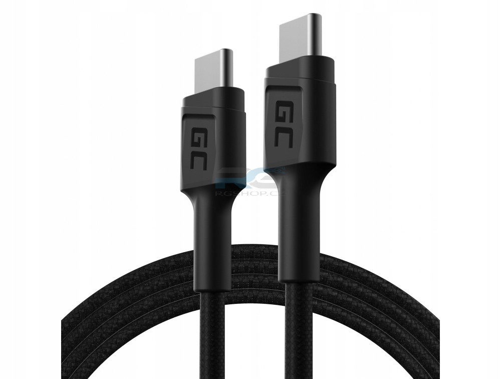 Nabíječka do auta PowerRide Nano38 — 1x USB-C, 1x USB-A 38 W, 2x kabel USB-C 1.2 m, černý