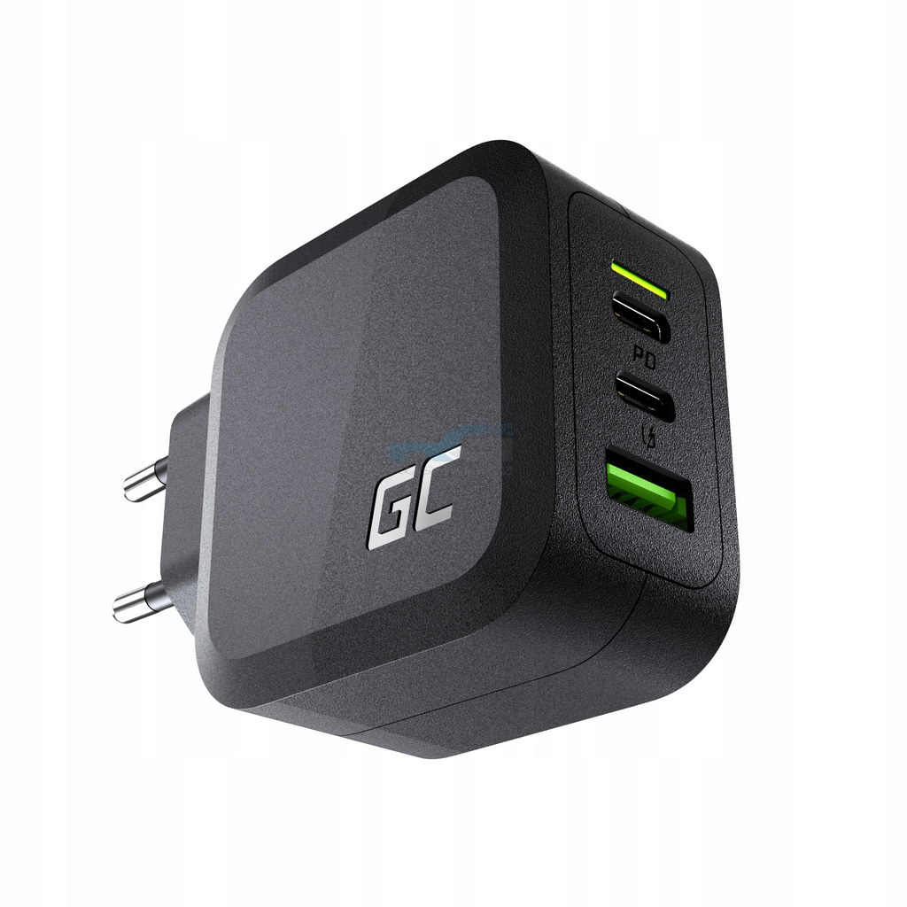 Nabíječka GC PowerGaN 65W — rychlá síťová 2x USB-C PD, 1x USB-A Telefon