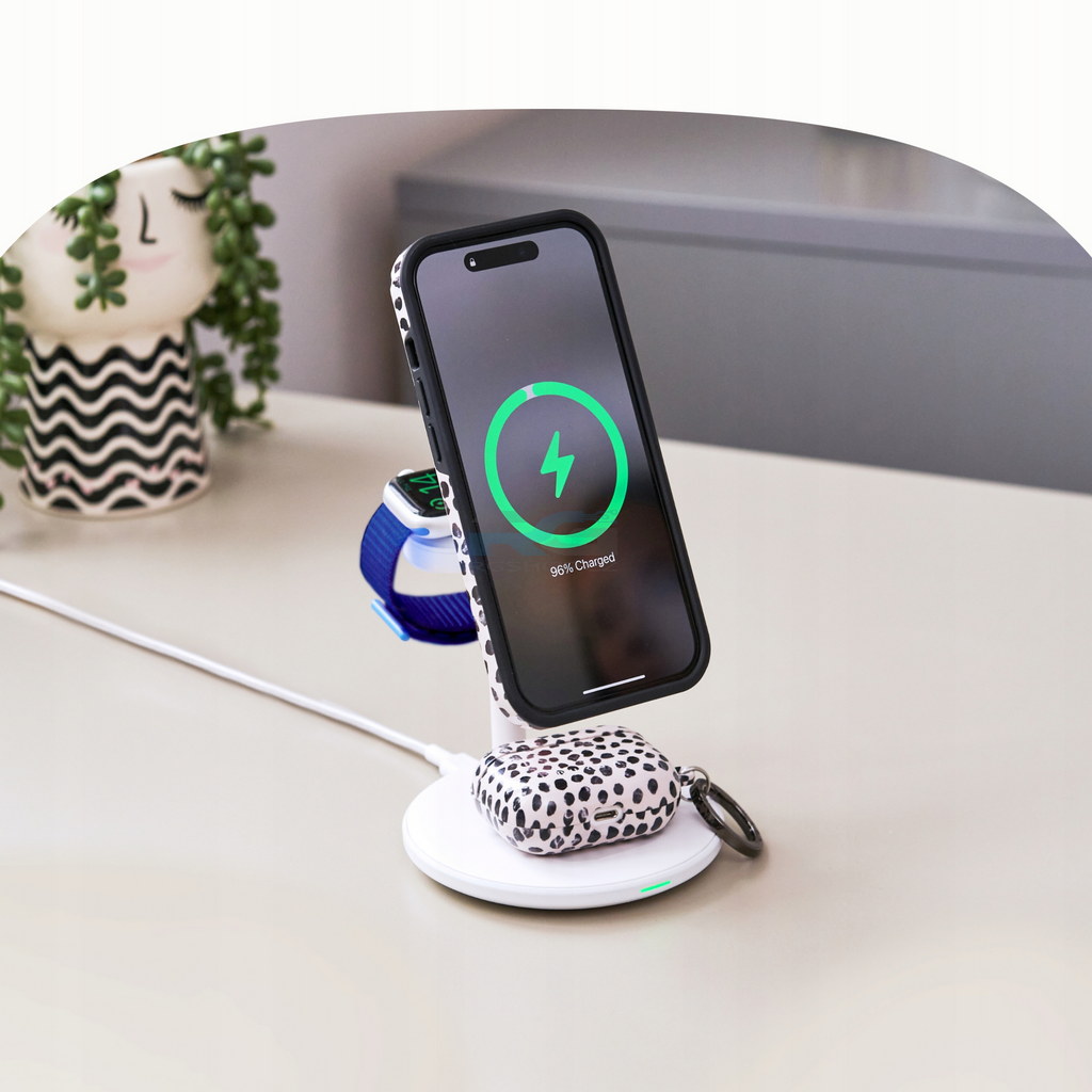Nabíječka MagScape — indukční bezdrátová 3v1 MagSafe iPhone