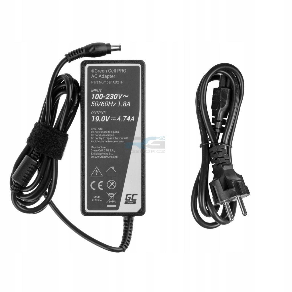 Nabíječka Samsung 19V 4.74A 90W PIN 5.5-3.0mm
