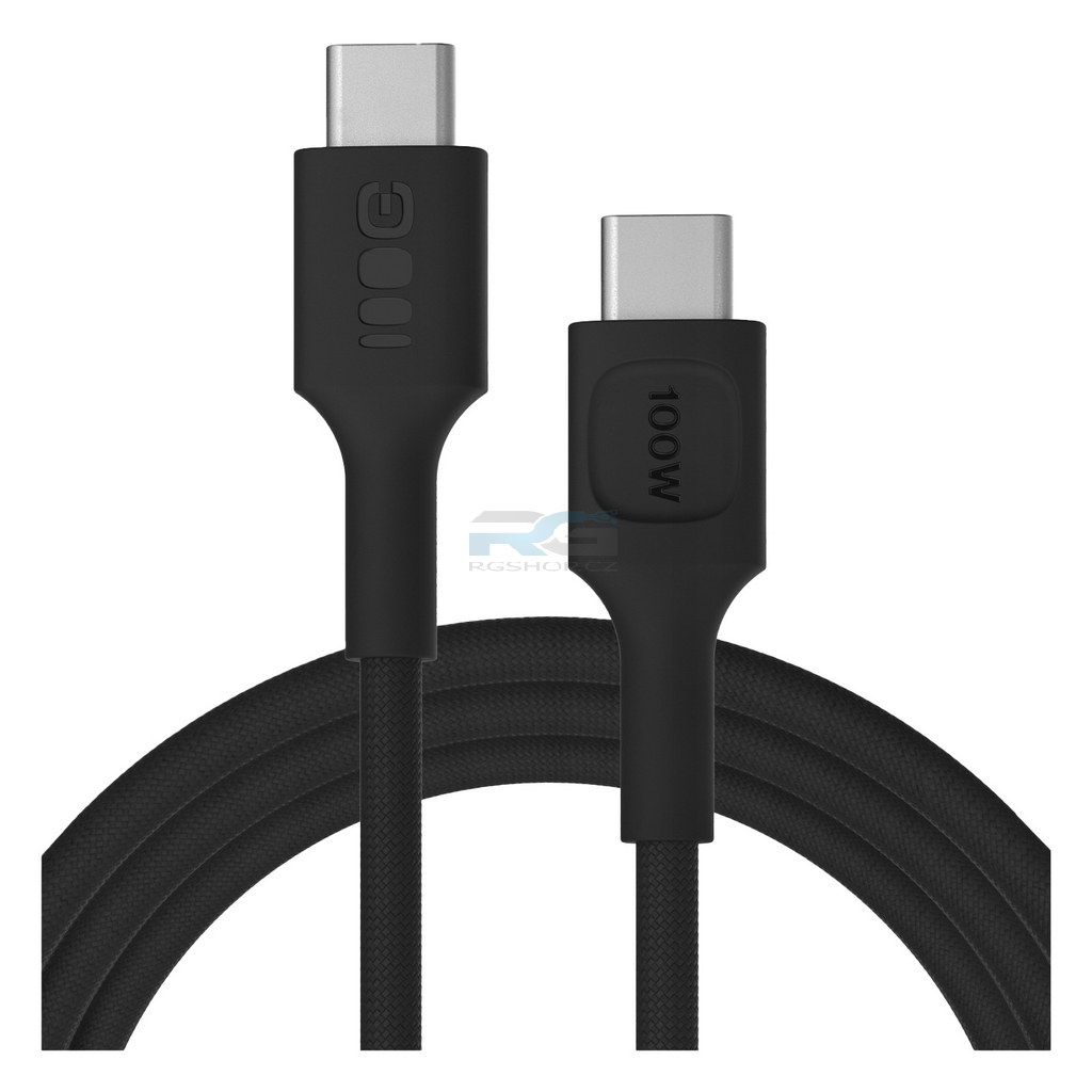 Sada kabel + nabíječka PowerSource Solo30 — rychlá síťová 30 W USB-C PD QC 3.0 + kabel USB-C 2 m 100 W, černý - obrázek 2