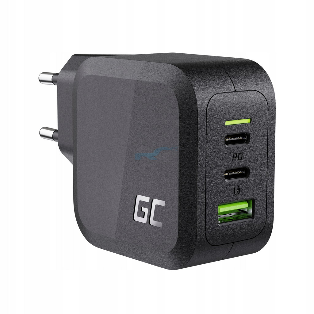 Sada nabíječka PowerGaN 65 W + kabel PowerStream USB-C 2 m 60 W, černý
