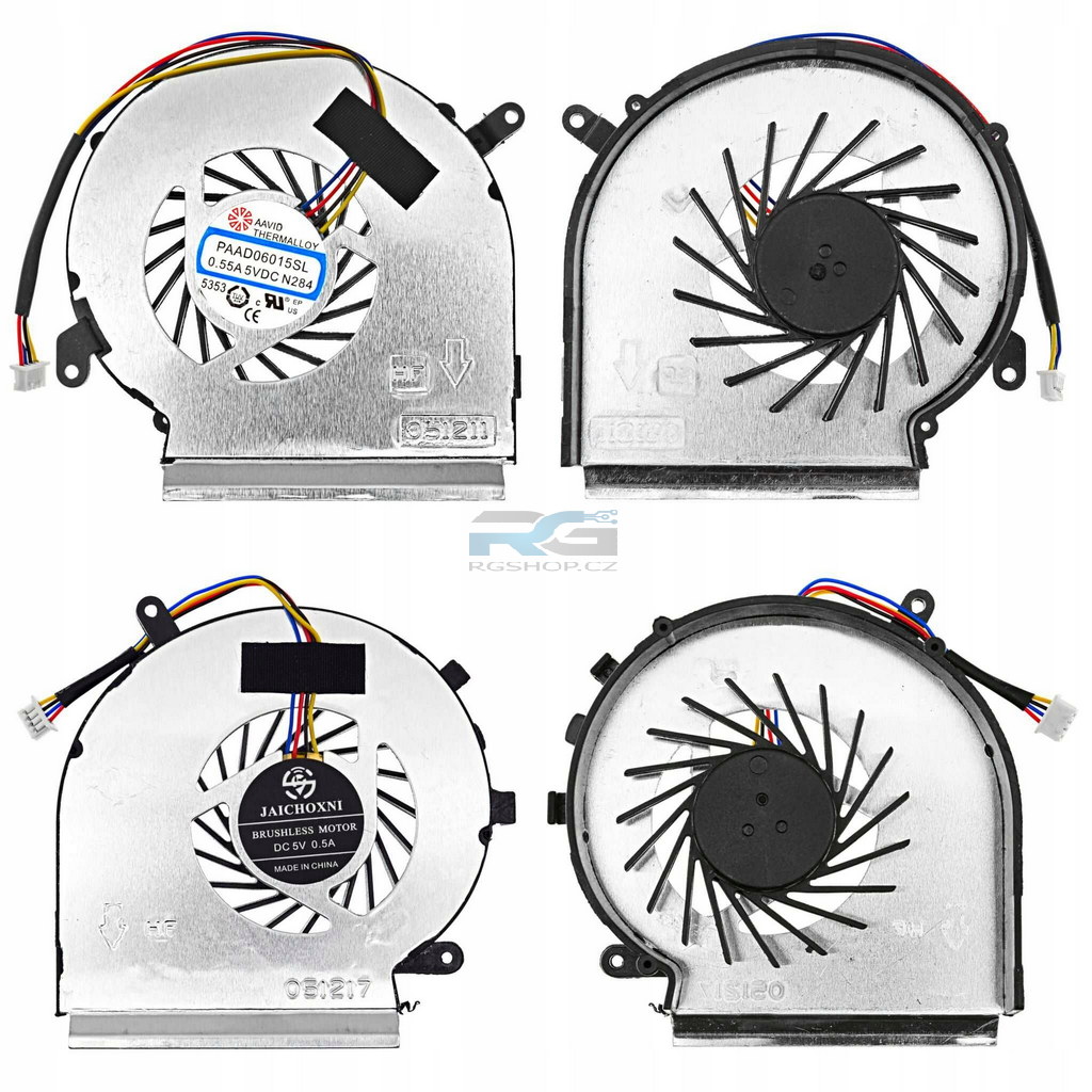Ventilátor MSI GE62VR GL62VR GP62MVR / CPU + GPU