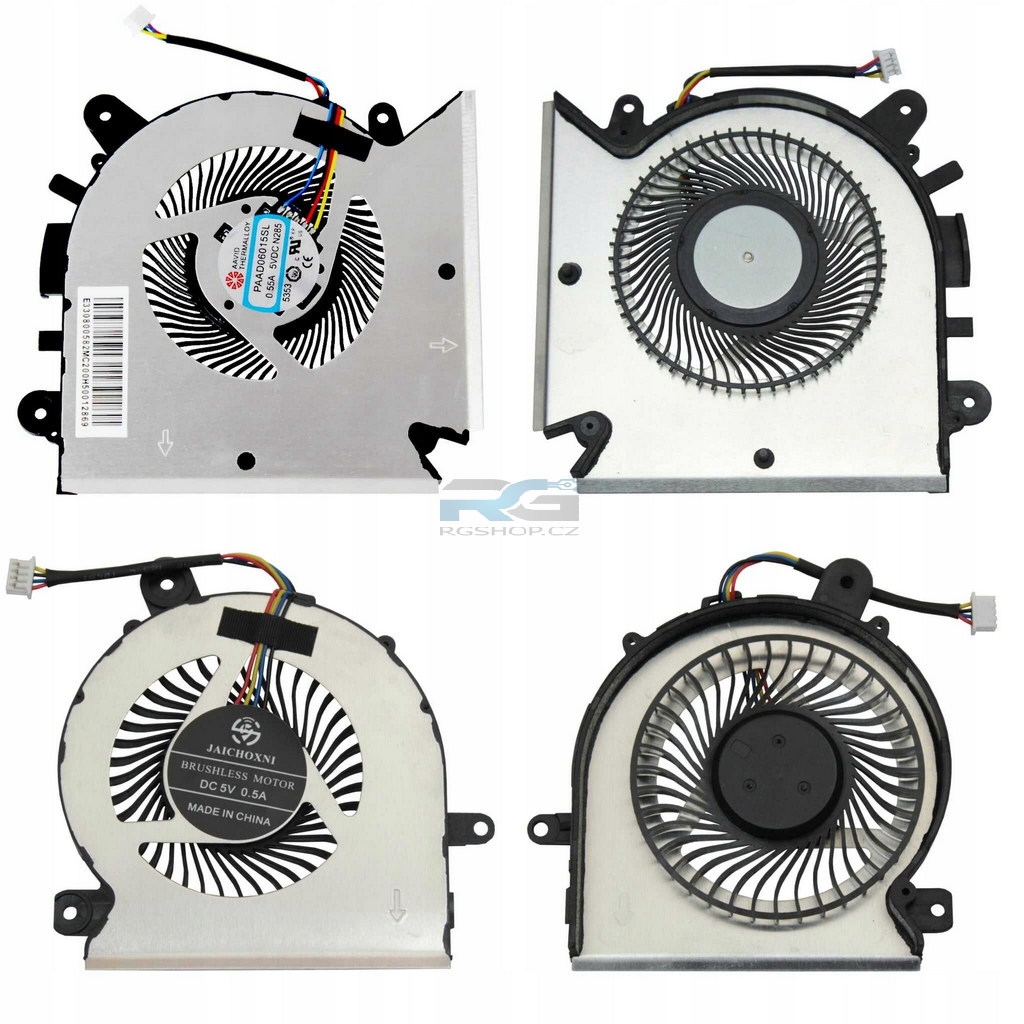 Ventilátor MSI GF65 Thin / CPU + GPU